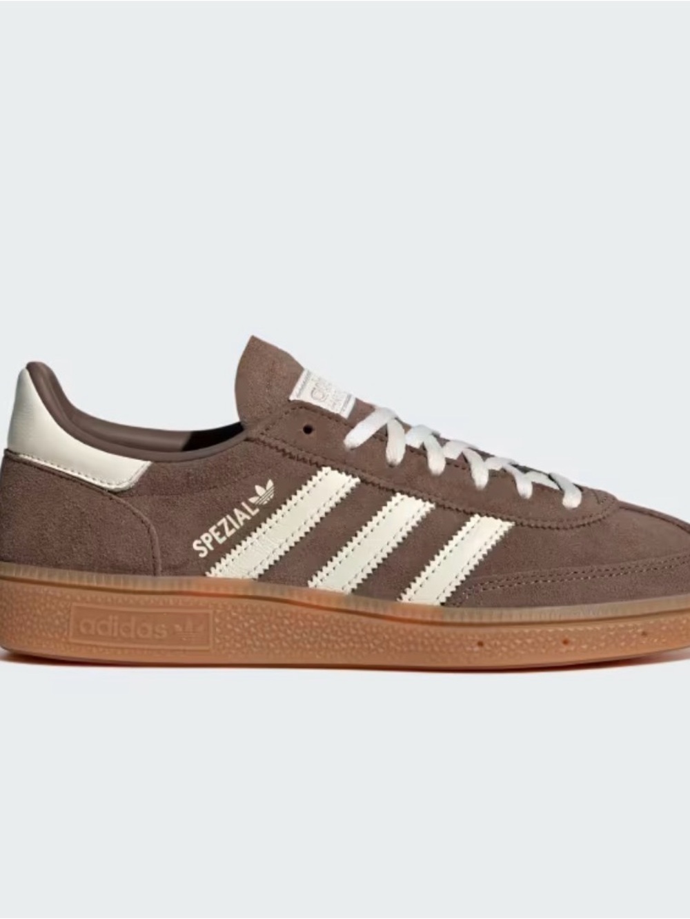 adidas Spezial Suede Sneaker in Brown & Cream with Gum Sole size 7